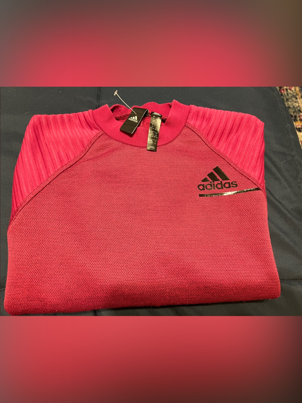 adidas Women’s BrigPullover Sweatshirt with Ribbed Sleeve Panels